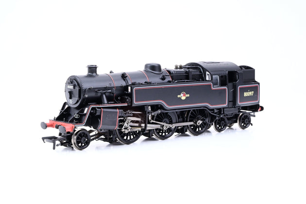 Bachmann OO Gauge 32-351 Standard Class 4MT Tank BR Black Late Crest No.80097 - Boxed