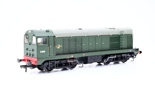 Bachmann OO Gauge 32-027 Class 20 Diesel BR Green w/ Indicator Discs No.D8000 - Boxed
