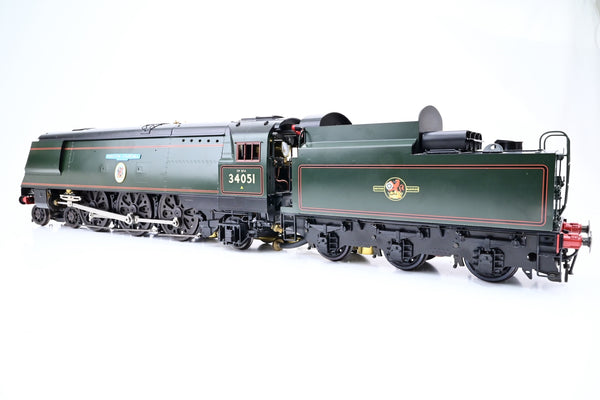 Aster Gauge 1 Live Steam (1:32 Scale)  BR Green Battle of Britain Class No.34051 'Winston Churchill' - Unsteamed