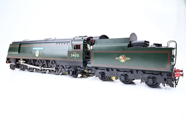 Aster Gauge 1 Live Steam (1:32 Scale)  BR Green Battle of Britain Class No.34051 'Winston Churchill' - Unsteamed