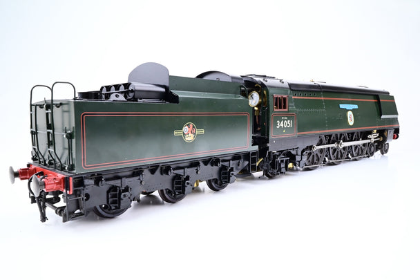Aster Gauge 1 Live Steam (1:32 Scale)  BR Green Battle of Britain Class No.34051 'Winston Churchill' - Unsteamed