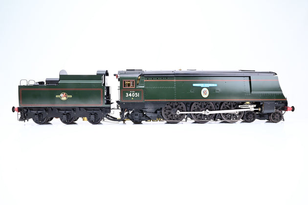 Aster Gauge 1 Live Steam (1:32 Scale)  BR Green Battle of Britain Class No.34051 'Winston Churchill' - Unsteamed
