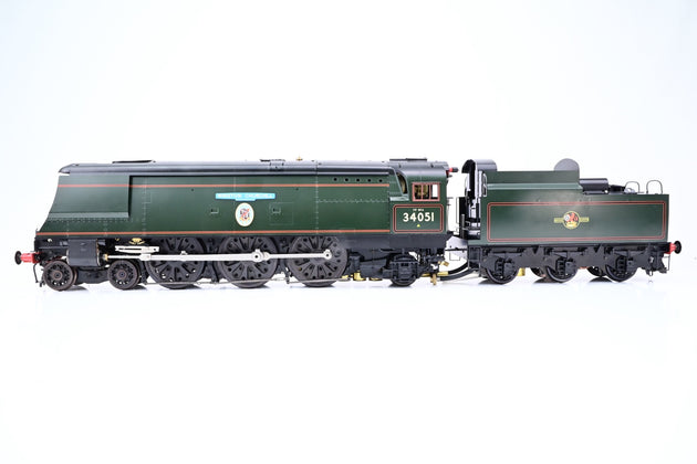 Aster Gauge 1 Live Steam (1:32 Scale)  BR Green Battle of Britain Class No.34051 'Winston Churchill' - Unsteamed