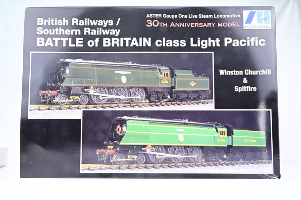 Aster Gauge 1 Live Steam (1:32 Scale)  BR Green Battle of Britain Class No.34051 'Winston Churchill' - Unsteamed