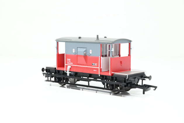 Hornby OO Gauge R6765 BR 20 Ton Brake Van RES Red Grey No.B954735 - Boxed