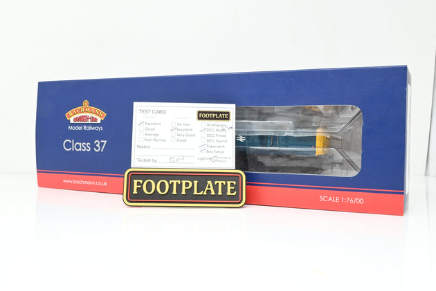 Bachmann OO Gauge 32-788 Class 37 BR Blue w/Yellow Ends 37/0 No.37284 - Boxed