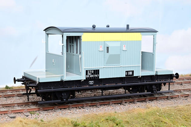 Dapol 7mm O Gauge 7F-200-014 B/Van Grey/Yellow No.DB951767 - Boxed