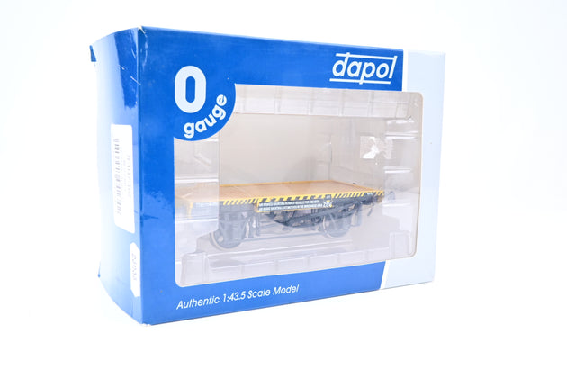 Dapol O Gauge BR Conflat Repainted into a Class 03 Shunter's Truck