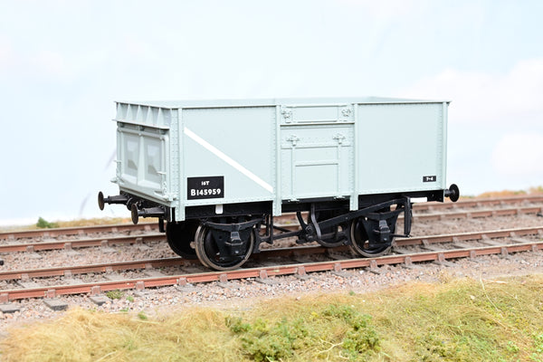 Lionheart Trains 306B-5 7mm O Gauge Grey 16T Diagram 1/109 Riveted Mineral Wagon No.B145959 - Boxed