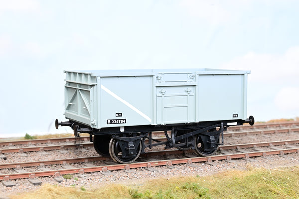 Lionheart Trains 301B-4 7mm O Gauge Grey 16T Diagram 1/109 Riveted Mineral Wagon No.B224784 - Boxed