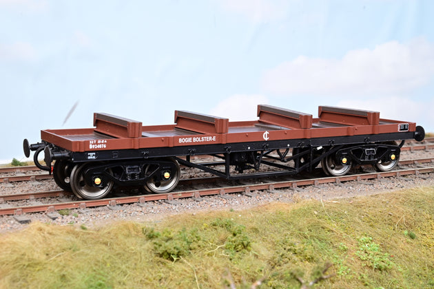 Dapol O Gauge 7F-061-012 Bogie Bolster Wagon E Steam Bauxite No.W3413DL - Boxed