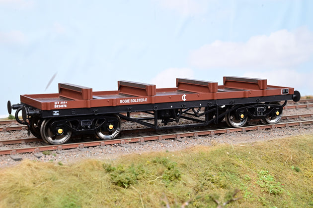 Dapol O Gauge 7F-061-012 Bogie Bolster Wagon E Steam Bauxite No.W3413DL - Boxed