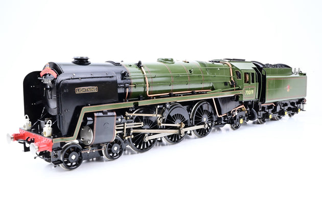 Bowande Gauge 1 1:32 Live Steam BR Green Britannia Class No.70019 'Lightning' with Fosworks RC