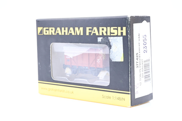 Graham Farish N Gauge 377-625 BR Bauxite Fruit Van - Boxed