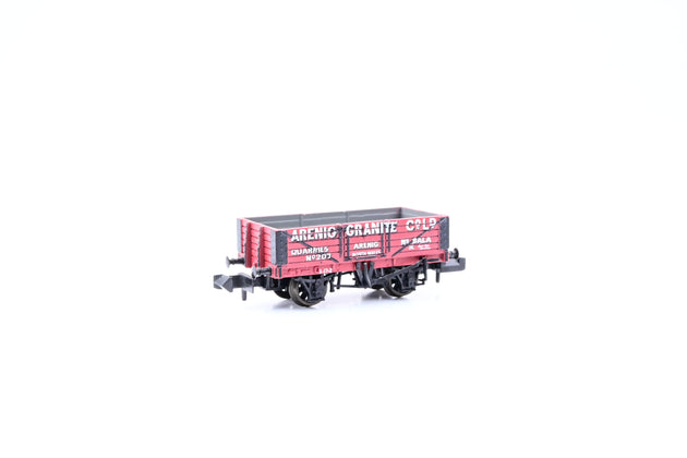 Graham Farish N Gauge 377-026 5 Plank Open Wagon Arenig Granite Co - Boxed