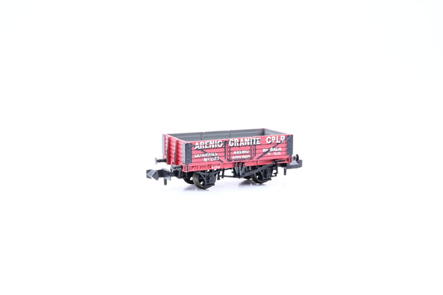 Graham Farish N Gauge 377-026 5 Plank Open Wagon Arenig Granite Co - Boxed