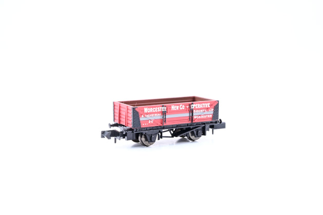 Graham Farish N Gauge 373-151 5 Plank Open Wagon Worcester Co-Op - Boxed