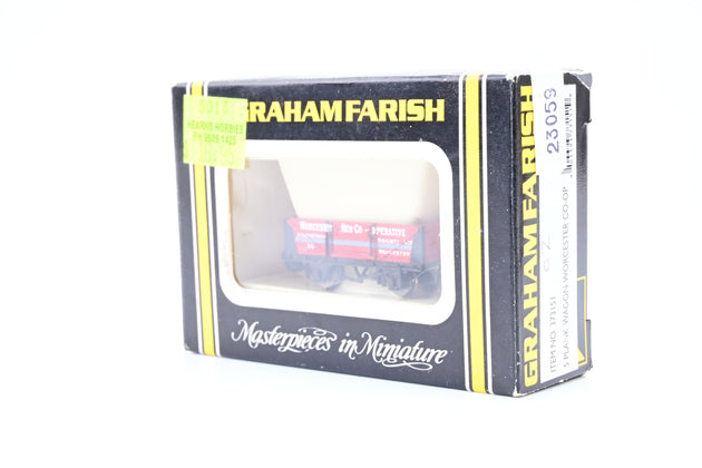 Graham Farish N Gauge 373-151 5 Plank Open Wagon Worcester Co-Op - Boxed