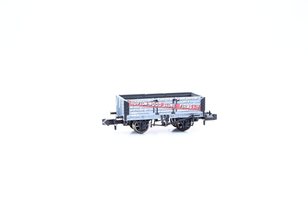 Graham Farish N Gauge 377-025 5 Plank Open Wagon Hopton Wood Stone Firms - Boxed