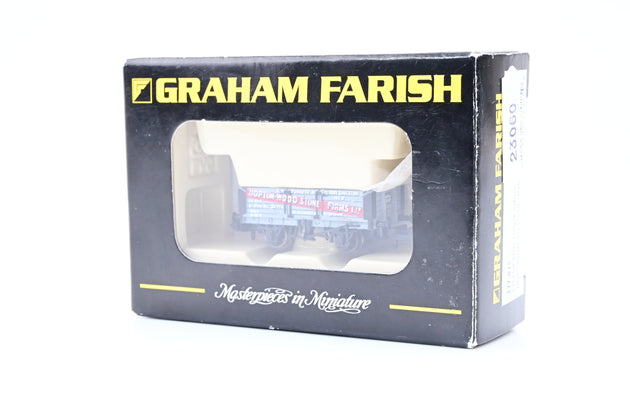 Graham Farish N Gauge 377-025 5 Plank Open Wagon Hopton Wood Stone Firms - Boxed