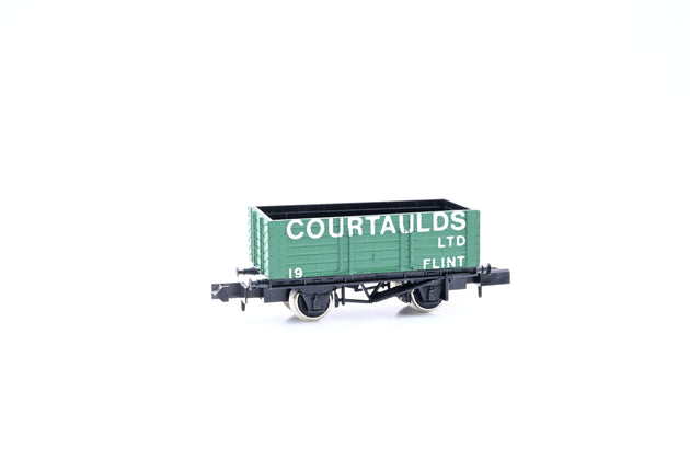 Graham Farish N Gauge 2132 7 Plank Open Wagon Courtaulds - Boxed
