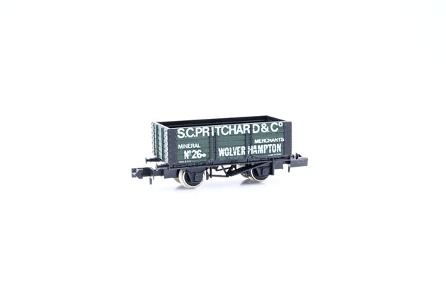 Graham Farish N Gauge 2112 7 Plank Open Wagon Pritchard 6 - Boxed