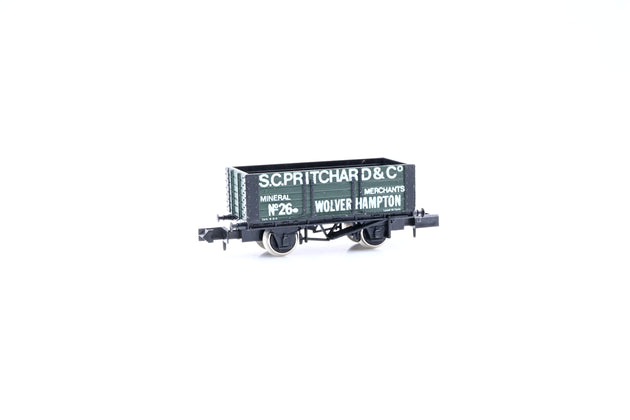 Graham Farish N Gauge 2112 7 Plank Open Wagon Pritchard 6 - Boxed
