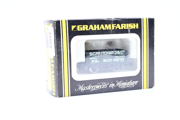 Graham Farish N Gauge 2112 7 Plank Open Wagon Pritchard 6 - Boxed