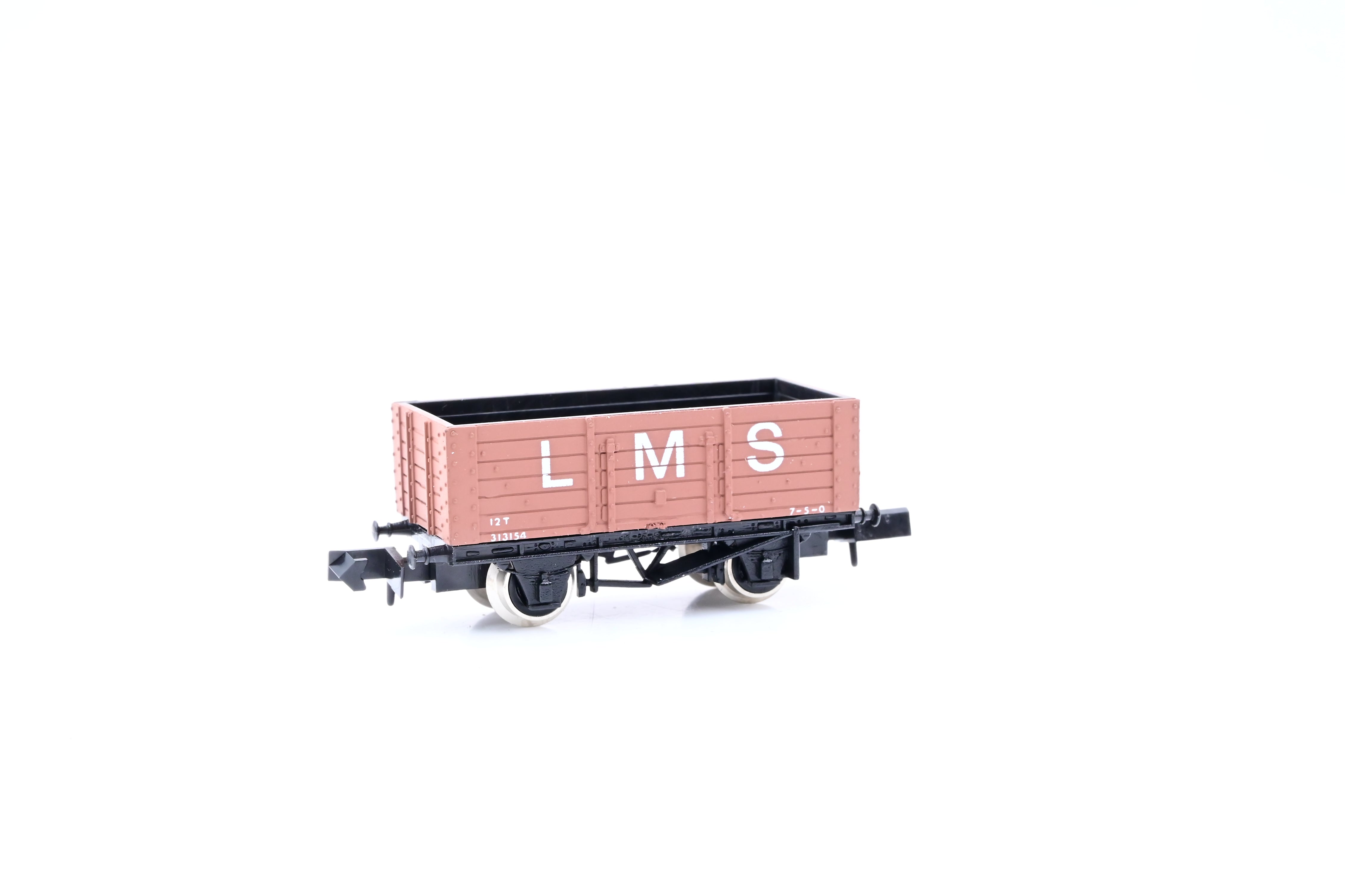 Graham Farish N Gauge 2112 7 Plank Open Wagon Pritchard 6 - Boxed