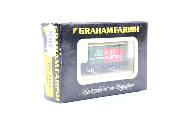 Graham Farish N Gauge 2413 John West Vent Van - Boxed
