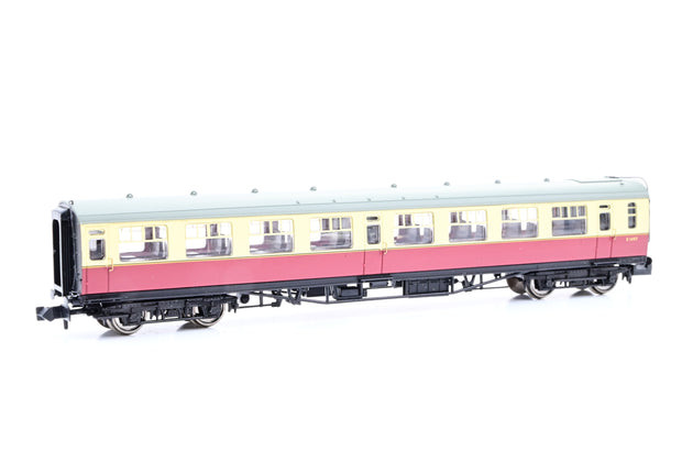 Graham Farish N Gauge 374-451 Bulleid 3rd Open Coach BR Crimson & Cream No.S1497 - Boxed