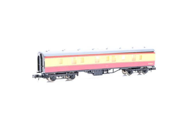 Graham Farish N Gauge 0775 BR MK1 BG Crimson & Cream W8065 - Boxed