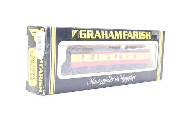 Graham Farish N Gauge 0775 BR MK1 BG Crimson & Cream W8065 - Boxed