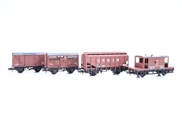 Graham Farish N Gauge Rake of 5 LMS Cattle Wagons