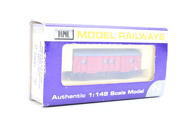 Dapol N Gauge NB-014 BR Maroon CCT Van No.M527467 - Boxed