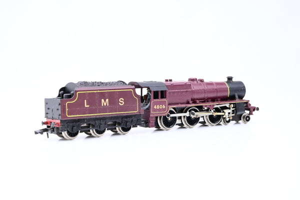 Graham Farish N Gauge LMS Maroon Class Black 5 No.4806 - Part Boxed