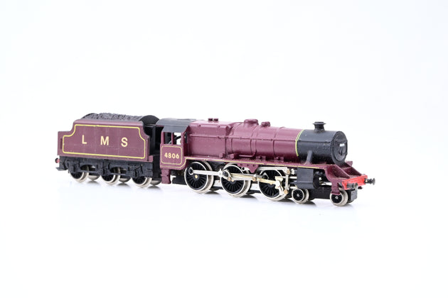 Graham Farish N Gauge LMS Maroon Class Black 5 No.4806 - Part Boxed