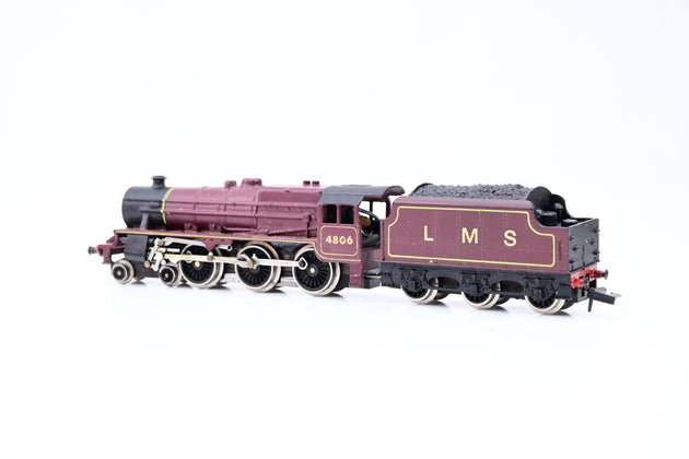 Graham Farish N Gauge LMS Maroon Class Black 5 No.4806 - Part Boxed