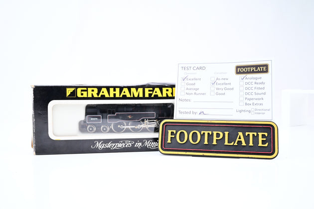 Graham Farish N Gauge 1656 BR Black Standard 4MT No.80079 - Boxed