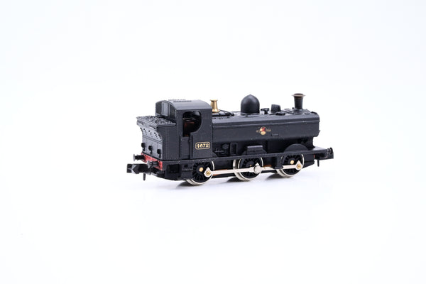 The Works Graham Farish N Gauge 1115 BR Black Pannier Tank No.4672- Boxed