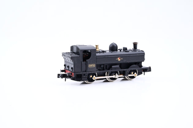 The Works Graham Farish N Gauge 1115 BR Black Pannier Tank No.4672- Boxed