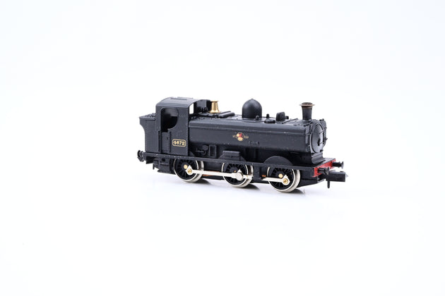 The Works Graham Farish N Gauge 1115 BR Black Pannier Tank No.4672- Boxed