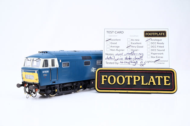 Heljan OO Gauge Class 35 Hymek BR Blue W/White Cabs No.D7036 - Un boxed