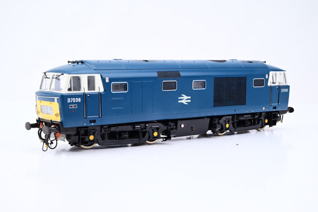 Heljan OO Gauge Class 35 Hymek BR Blue W/White Cabs No.D7036 - Un boxed
