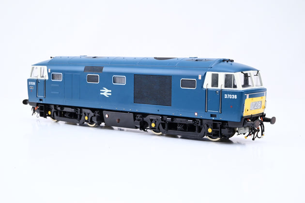 Heljan OO Gauge Class 35 Hymek BR Blue W/White Cabs No.D7036 - Un boxed