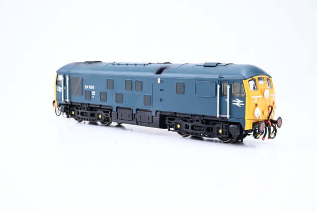 Bachman OO Gauge Class 24  BR Blue W/Full Yellow Ends No.24106 Unboxed