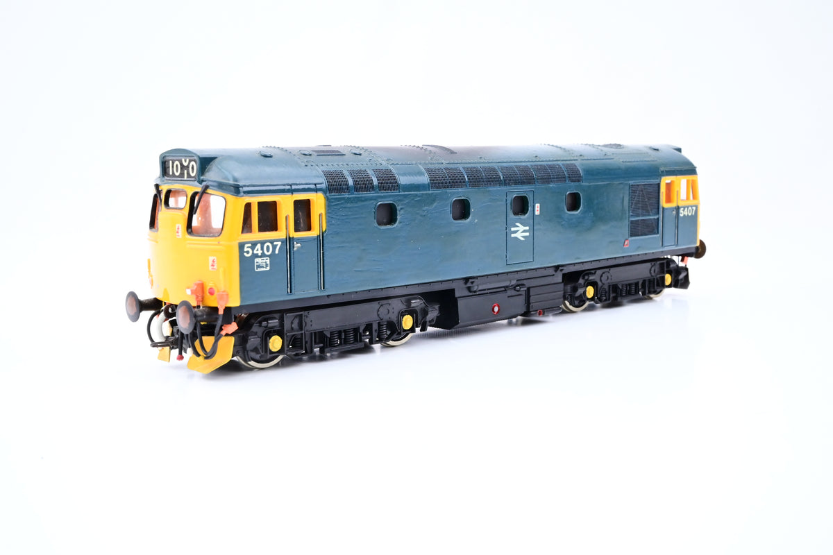 Lima OO Gauge Class 27 BR Blue W/Yellow Ends No.5407 - Unboxed