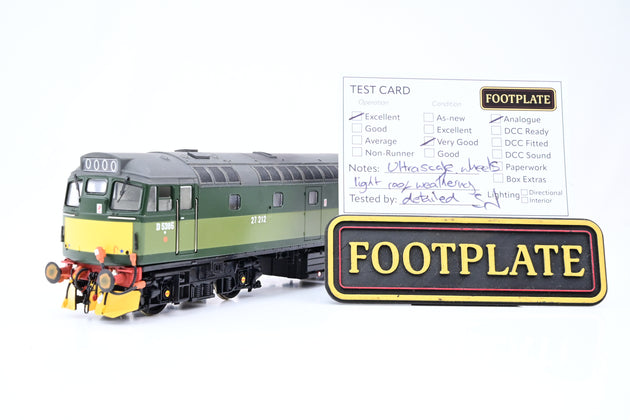 Heljan OO Gauge Class 27 Two Tione Green Late Crest No.D5386/27212 - Unboxed