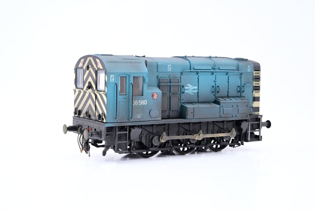 Bachmann OO Gauge Class 08 BR Green Wasp Stripes late Crest No.D3729
