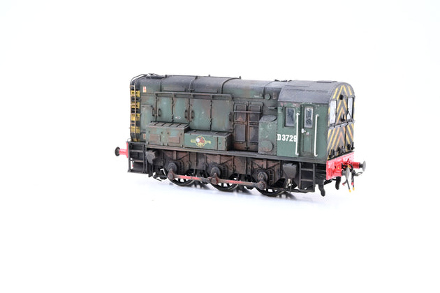 Bachmann OO Gauge Class 08 BR Green Wasp Stripes late Crest No.D3729